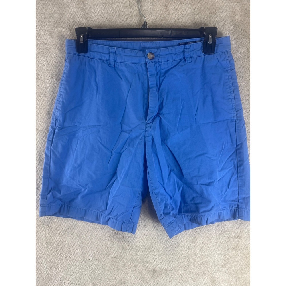 Vineyard Vines Mens Blue Cotton Chino Shorts Size 32 9 Inch Inseam 2106